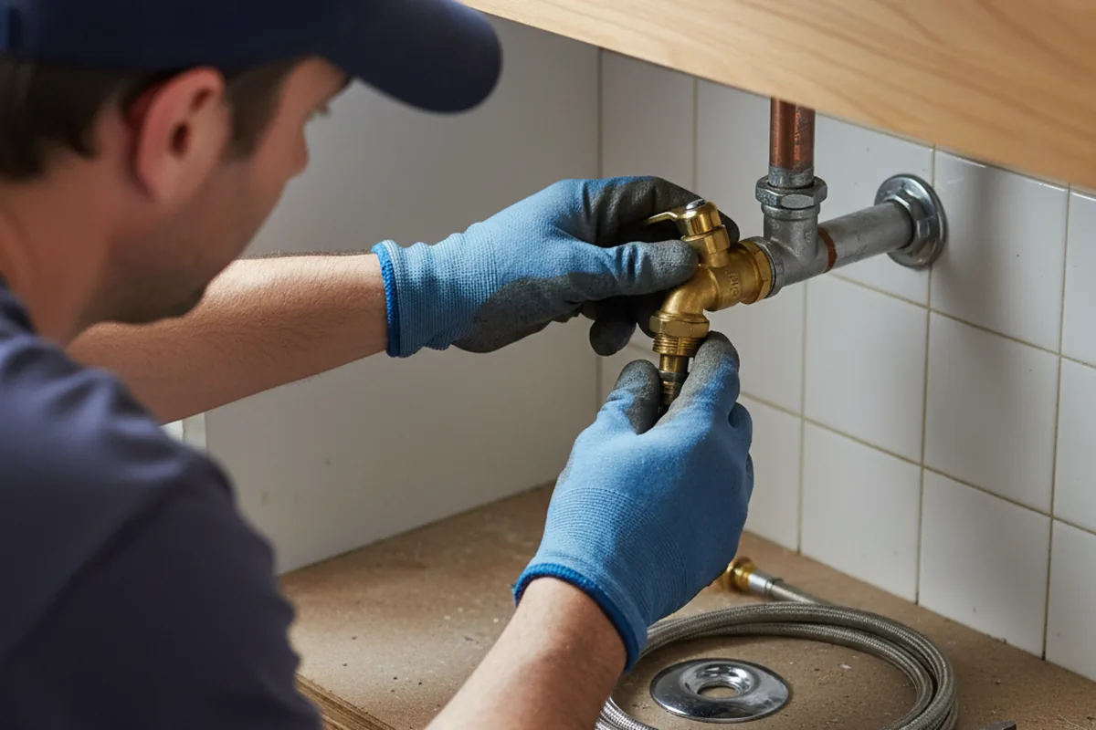 Shutoff valve and fitting work during Faucet and Fixture Repair in Royse City